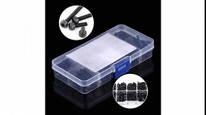 280Pcs M3 Hex Socket Head Screw Bolt Nut Assortment Set, Alloy Steel Socket Head Screws with Storage Box