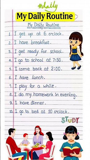my daily life essay || essay on my daily life || 10 lines on my daily routine || My daily life ||