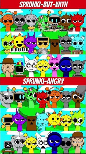Incredibox Sprunki but with instruments VS sprunki angry#sprunkigame #shorts