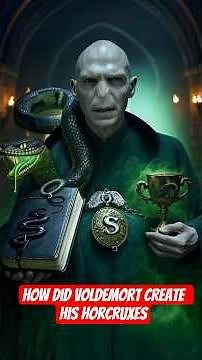 How did Voldemort create his Horcruxes #shorts #voldemort #harrypotter #horcrux