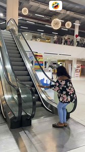 First time using escalator 🤣 #reelsvideo #virals #viralvideo #usa | Spotless-thrifts