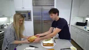 54K views · 688 reactions | Always fun baking with @joshsundquist - we baked a cake with his book in it!! | iJustine | Facebook