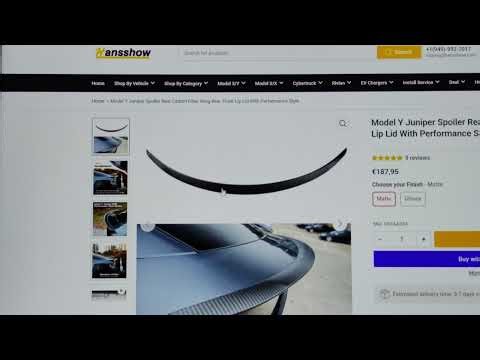 Les accessoires que j'ai commandés pour ma Tesla Y Juniper 🛒 (présentation avant l'installation)