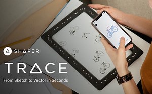 Kickstarter众筹热门项目 | Shaper Trace，从草图到矢量图的转换_哔哩哔哩_bilibili