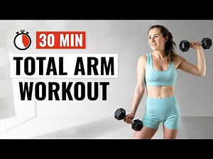30 min TOTAL Arm Home Workout (With Dumbbells)