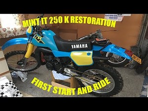 Restoring a very rare1983 Yamaha IT 250 K full to mint condition