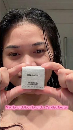 🫦How to get rid of dry lips in under a minute - Mac Lip scrub.