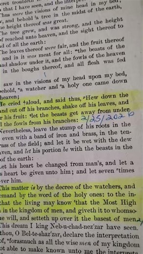 12/22/2014 KJV Daniel 4:14,17