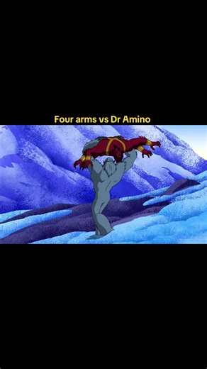 Four Arms vs Dr. Amino in Ben 10 Ultimate Alien