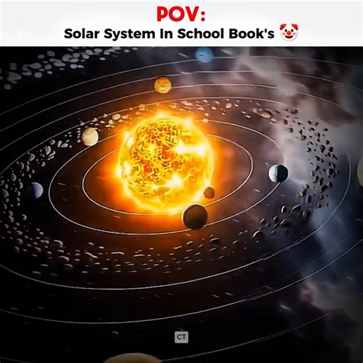 Solar System in Books vs REALITY 🤡☠️🌌 #shorts #astronomy #space