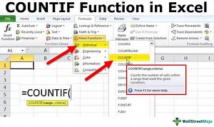 COUNTIF Function in Excel - How to Use? (Easy Steps)