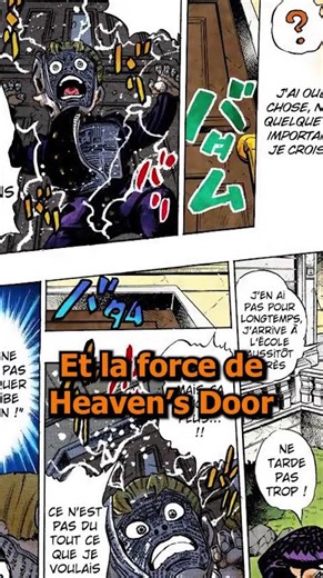 HEAVEN'S DOOR est-il un stand HEAVEN ? | JoJo's Bizarre Adventure #shorts #jojo #jjba