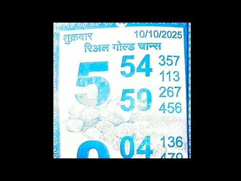 KUBER KA KHAJANA CHART I 10-10-2025 KALYAN ASTROLOGY CHART