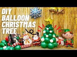 HOW TO | DIY Balloon Christmas Tree?