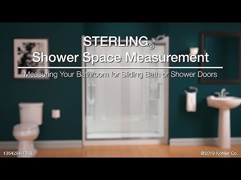 Measuring Your Bathroom for STERLING Sliding Bath or Shower Doors