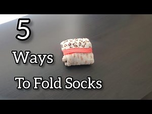 How To Fold Socks || 5 Easy Ways To Fold Socks