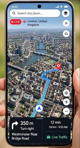 Live Earth Map 3D 🌍 | Satellite View, GPS Navigation & World Map