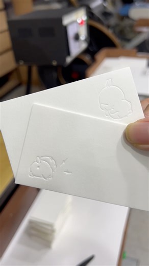 너무 귀여운 엽기토끼 투명박 올려요😊 엉덩이가 너무 귀엽네요🥰 #letterpress #레터프레스 #투명박
