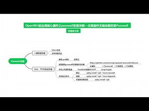 OpenWrt的核心插件之passwall的安装
