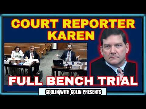 Karen Court Reporter Fights Traffic Ticket - Full Bench Trial