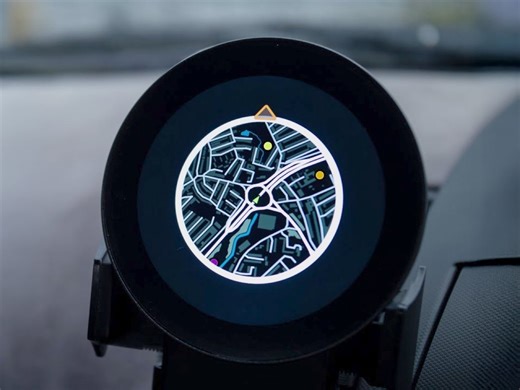Remember Need For Speed? Someone built a real-life Mini Map from the game to use in your car - Yanko Design