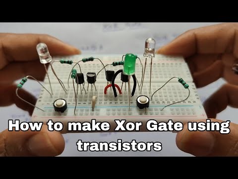 how to make Xor gate using transistors