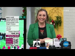 Vivitar QHD 10X Zoom Binocular Camcorder w/Night Vision ...