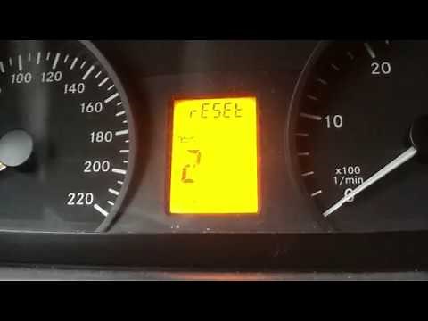 Mercedes Vito | Service Reset | deutsch