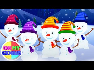 Five Little Snowman | Christmas Carols | Christmas Songs | Xmas Music | Nursery Rhymes & Kids Songs - Videos For Kids