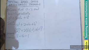 42 reactions | NOVDEC WASSCE 2023 Core Mathematics Paper 1 Question No. 4 on Algebra #21stdigiskillz #21stdigiskillzambassador #WASSCE2023 #novdec2023 #followers #highlights #mathematics | Taxonomy online mathematics | Facebook