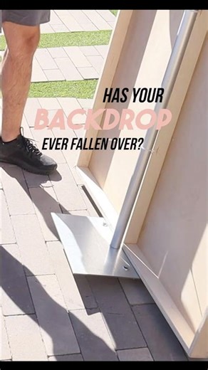 How to Stand Backdrops Up Indoors & Outdoors