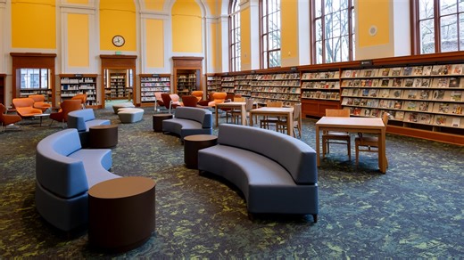 Portland's Central Library reopens with brand new amenities, tech and restroom upgrades