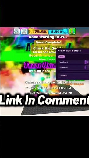 ROBLOX OP Legend Of Speed Script (NO KEY) #roblox #robloxscript #fyp #legendofspeed