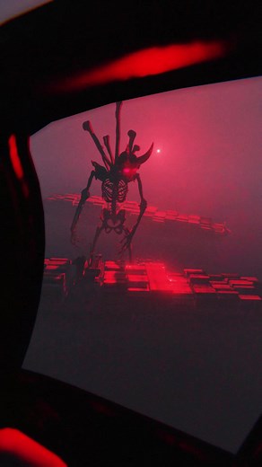 wanted to remix the giant skeleton video 💀 #fyp #horror #megalaphobia #cgi #foryou