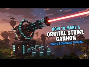 How To Make A Orbital Strike Cannon Using Command Blocks