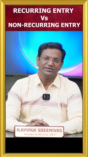 Q. Recurring Journal Entry Vs.Non-Recurring Journal Entry? #commerce #accounting