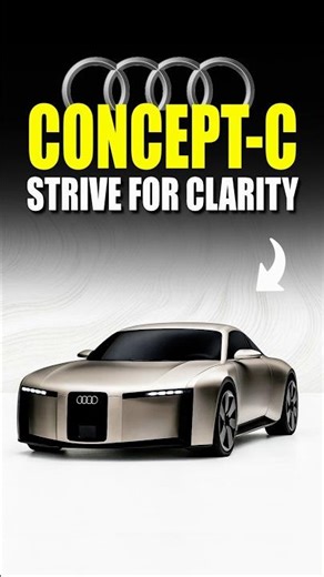 Strive For Clarity : AUDI CONCEPT-C !!