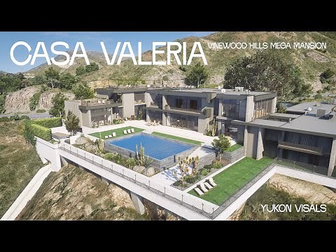 GTA V MLO - CASA VALERIA - Vinewood Hills Mansion