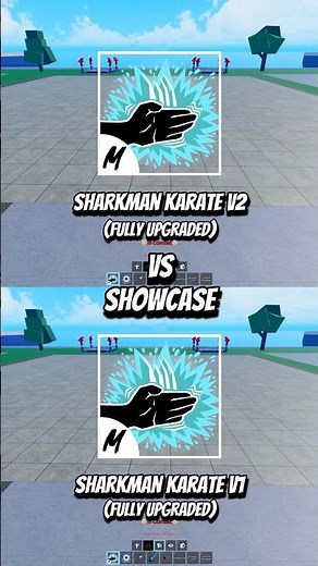 Sharkman Karate v1 vs Sharkman Karate v2 (Fully Upgraded) #dispecs #roblox #bloxfruits #bloxfruit