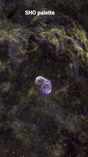 NGC6888 Crescent Nebula #seestar #astronomy #backyardastronomy #deepsky