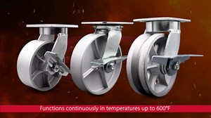 Rubber on Aluminum Swivel Top Plate Heavy Duty Caster with 8 Inch Wheel and Bolt on Swivel Lock – 600 lbs. Capacity/Caster - Service Caster Brand