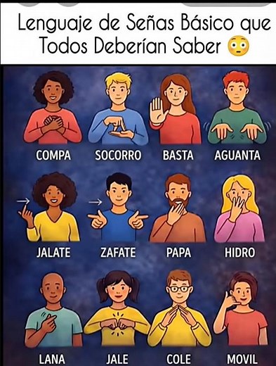 ATENCION LENGUAJE DE SEÑAS BASICO QUE TODO EL MUNDO DEBERIA SABER
