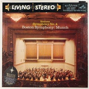 Brahms, Boston Symphony / Charles Munch - Symphony No. 4 In E Minor, Op. 98