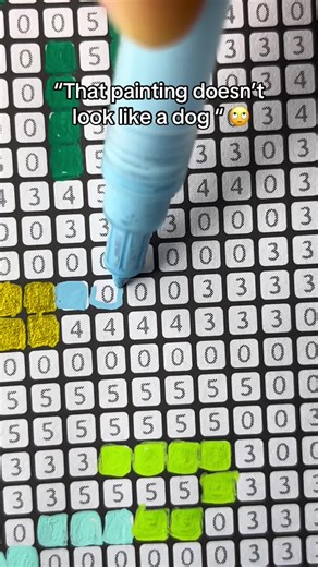 I had so much fun coloring this dog in this color by number book I love it 🥰 #coloringbook