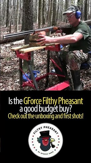 How good is the GForce Filthy Pheasant 20 Gauge shotgun? Check out the unboxing and first shots!