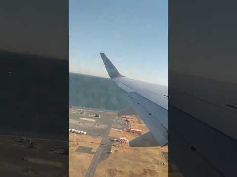 離陸・羽田空港の風景 羽田空港内ドライブまあまあ長くて、だらだら友人とお喋りしてます