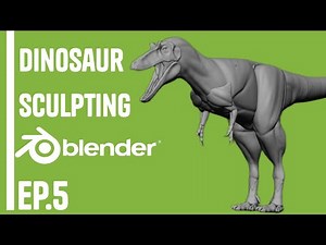 Noob's Guide to Sculpting Dinosaurs in Blender - Level 5 - Detailing