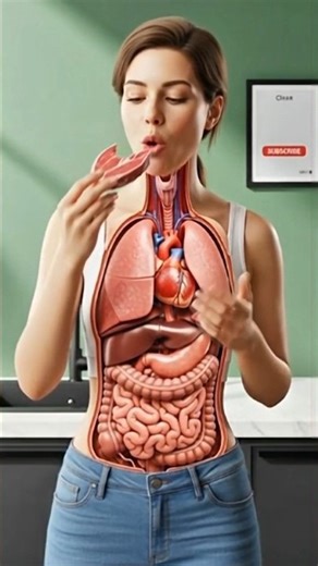 Inside Your Body: Meat Digestion You Can See 😱🥩