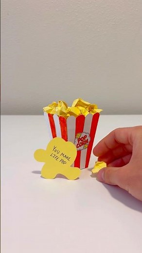 The CUTEST Popcorn Craft Ever🍿