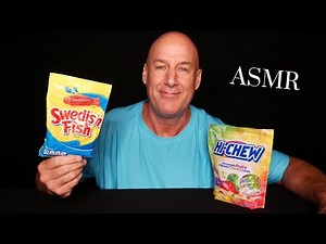 ASMR: CHEWY SWEDISH FISH AND HI-CHEW (EATING SOUNDS) SOFT SPOKEN